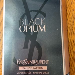 YSL Black Opium sample, new, in card